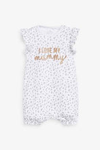Load image into Gallery viewer, Pink 2 Pack Leopard Mum & Dad Romper ( up to 18 months) - Allsport