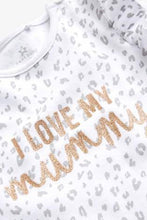 Load image into Gallery viewer, Pink 2 Pack Leopard Mum & Dad Romper ( up to 18 months) - Allsport