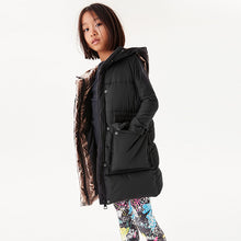 Load image into Gallery viewer, Black Shower Resistant Hooded Gilet (3-9yrs)