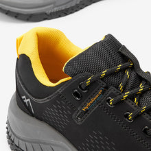 Load image into Gallery viewer, Black Duratrek Waterproof Trainers