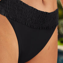 Load image into Gallery viewer, Black High Leg Briefs Bikini Bottoms