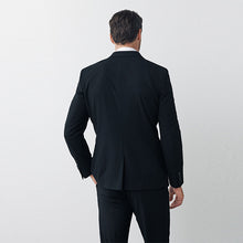 Load image into Gallery viewer, Black Skinny Fit Motion Flex Stretch Suit: Jacket