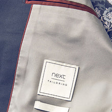 Load image into Gallery viewer, Navy Blue Skinny Fit Motion Flex Stretch Suit: Jacket
