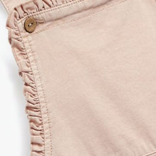 Load image into Gallery viewer, Pale Pink Frill Detail Dungarees (3-12yrs)