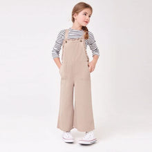 Load image into Gallery viewer, Pale Pink Frill Detail Dungarees (3-12yrs)