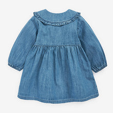 Load image into Gallery viewer, Denim Bunny Appliqué Dress And Leggings Set (3mths-6yrs)