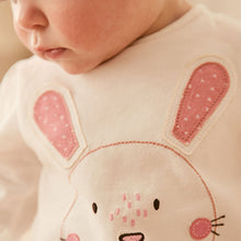 Load image into Gallery viewer, Pink Baby 3 Piece Bunny Set With Headband (0-18mths)