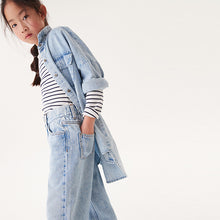 Load image into Gallery viewer, Wash Blue Wide Straight Jean (3yrs-12yrs)