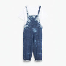 Load image into Gallery viewer, 2 Tone Playsuit With White T-Shirt Set (3-16yrs)