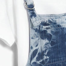 Load image into Gallery viewer, 2 Tone Playsuit With White T-Shirt Set (3-16yrs)