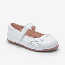 Load image into Gallery viewer, White Butterfly Mary Jane Shoes (Younger Girls)