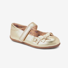Load image into Gallery viewer, Gold Butterfly Mary Jane Shoes (Younger Girls)