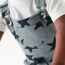 Load image into Gallery viewer, Blue Star Short Dungarees And T-Shirt Set (3mths-5yrs)