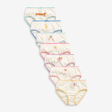 Load image into Gallery viewer, Ecru/Pastel Days of The Week 7 Pack Briefs (1.5-12yrs)