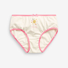 Load image into Gallery viewer, Ecru/Pastel Days of The Week 7 Pack Briefs (1.5-12yrs)