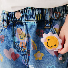 Load image into Gallery viewer, Denim Bright Print Jeans (3mths-6yrs)