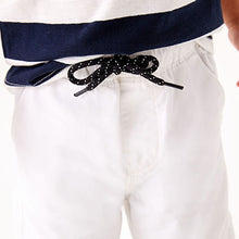 Load image into Gallery viewer, White Pull-On Shorts (3mths-5yrs)