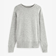Load image into Gallery viewer, Grey Long Sleeve Cosy Lightweight Jumper