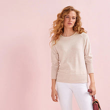 Load image into Gallery viewer, Blush Pink Long Sleeve Cosy Lightweight Jumper