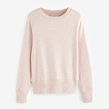 Load image into Gallery viewer, Blush Pink Long Sleeve Cosy Lightweight Jumper