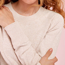 Load image into Gallery viewer, Blush Pink Long Sleeve Cosy Lightweight Jumper