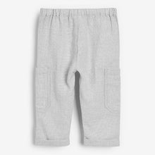 Load image into Gallery viewer, Stone Side Pocket Linen Bland Trousers (3mths-5yrs)