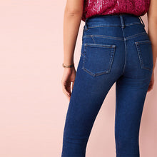 Load image into Gallery viewer, Dark Blue Shape Enhancer Skinny Jeans