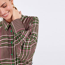 Load image into Gallery viewer, Purple and Green Check