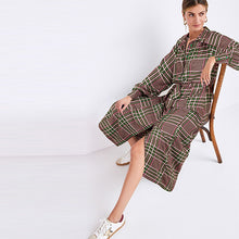 Load image into Gallery viewer, Purple and Green Check