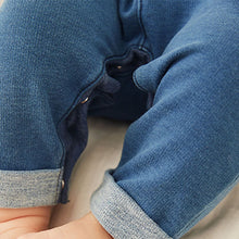 Load image into Gallery viewer, Denim Blue Baby Romper (0mths-18mths)