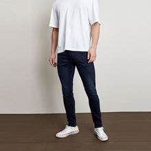 Load image into Gallery viewer, Inky Blue Skinny Fit Stretch Jean