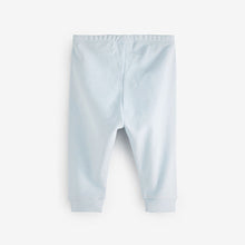 Load image into Gallery viewer, Blue Baby 3 Piece Embroidered Top, Leggings And Cardigan Set (0mth-18mths)