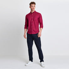 Load image into Gallery viewer, Magenta Pink Soft Touch Twill Roll Sleeve Shirt