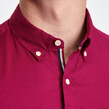 Load image into Gallery viewer, Magenta Pink Soft Touch Twill Roll Sleeve Shirt