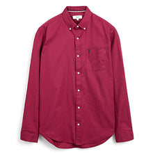 Load image into Gallery viewer, Magenta Pink Soft Touch Twill Roll Sleeve Shirt