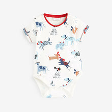 Load image into Gallery viewer, Denim Applique Dog Dungaree Set (0mth-18mths)