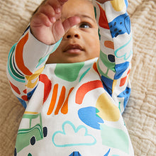 Load image into Gallery viewer, Bright Abstract Print Baby 2 Pack T-Shirt And Leggings Set (0mths-18mths)