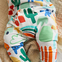 Load image into Gallery viewer, Bright Abstract Print Baby 2 Pack T-Shirt And Leggings Set (0mths-18mths)