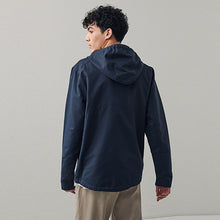 Load image into Gallery viewer, Navy Blue Shower Resistant Jacket