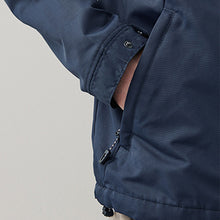 Load image into Gallery viewer, Navy Blue Shower Resistant Jacket