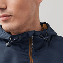Load image into Gallery viewer, Navy Blue Shower Resistant Jacket