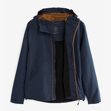 Load image into Gallery viewer, Navy Blue Shower Resistant Jacket
