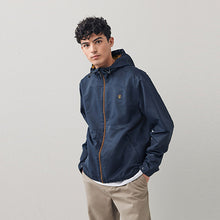 Load image into Gallery viewer, Navy Blue Shower Resistant Jacket