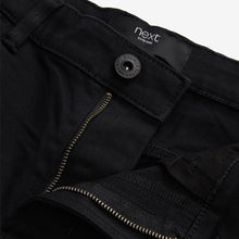 Load image into Gallery viewer, Black Skinny Fit Denim Shorts