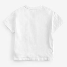 Load image into Gallery viewer, White Daisy Crochet T-Shirt (3-12yrs)