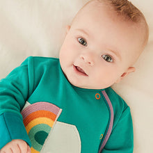 Load image into Gallery viewer, Green Elephant Baby 3 Pack Sleepsuits (0mths-18mths)