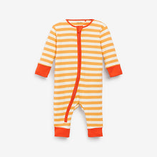 Load image into Gallery viewer, Bright Stripe Footless 4 Pack Sleepsuits (0mth-18mths)