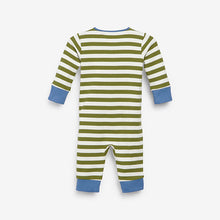 Load image into Gallery viewer, Bright Stripe Footless 4 Pack Sleepsuits (0mth-18mths)