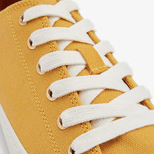 Load image into Gallery viewer, Ochre Yellow Baseball Canvas Trainers
