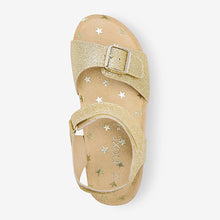 Load image into Gallery viewer, Rose Gold Corkbed Sandals (Older Girls)